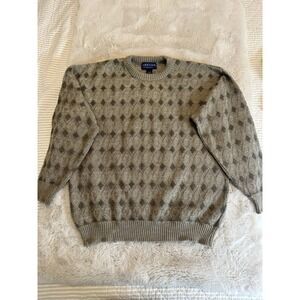 Vintage Jantzen Knit Acrylic‎ Sweater Mens  XL Multicolor